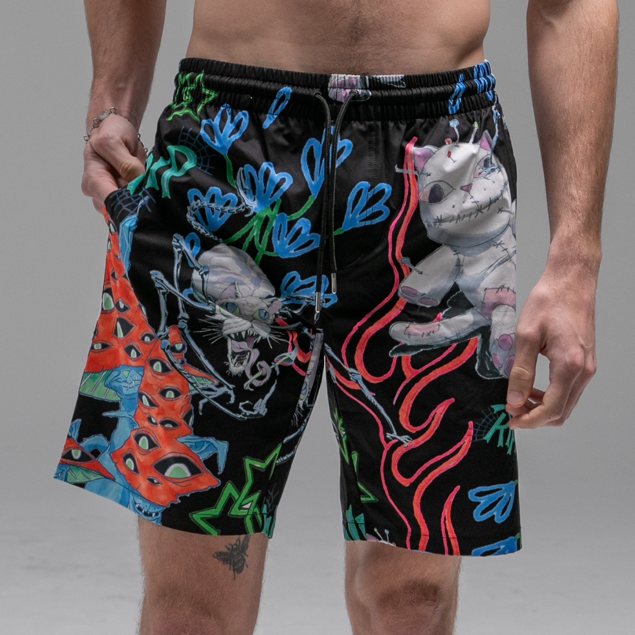  Travis Swim Shorts (Black)、mySite、merchandisen