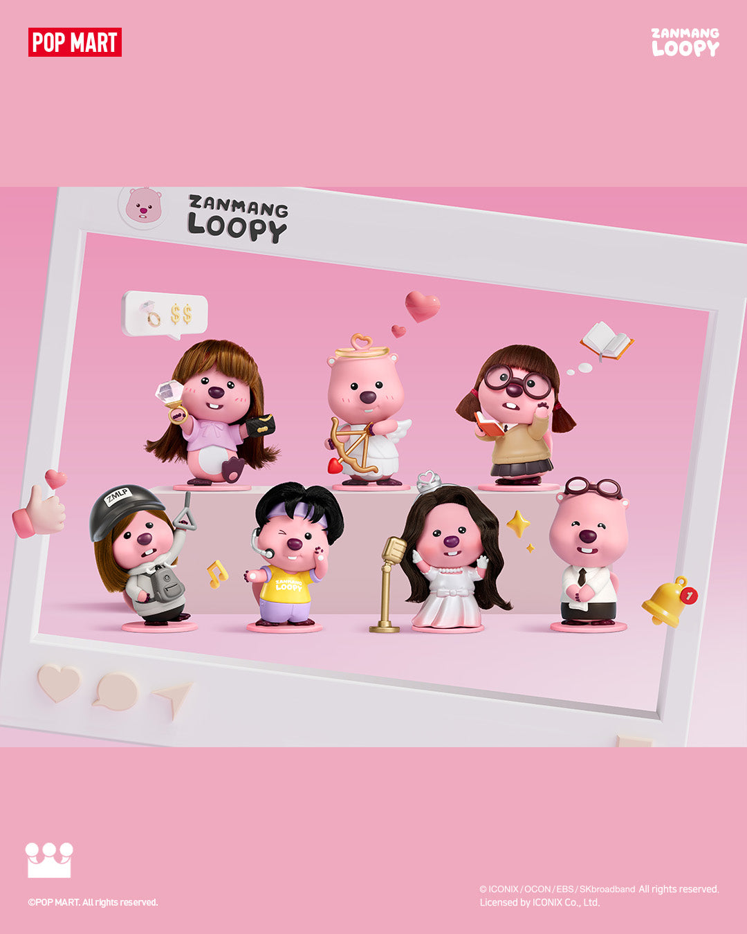  POP MART ZANMANG LOOPY’s Moments Series Figures、mySite、greenlandpopulation