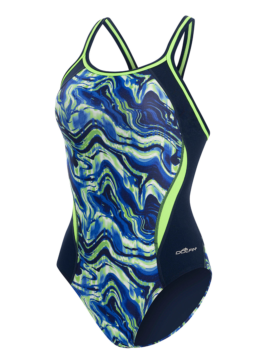 Dolfin Women's Blaze DBX Back One Piece Swimsuit、mySite、noshort
