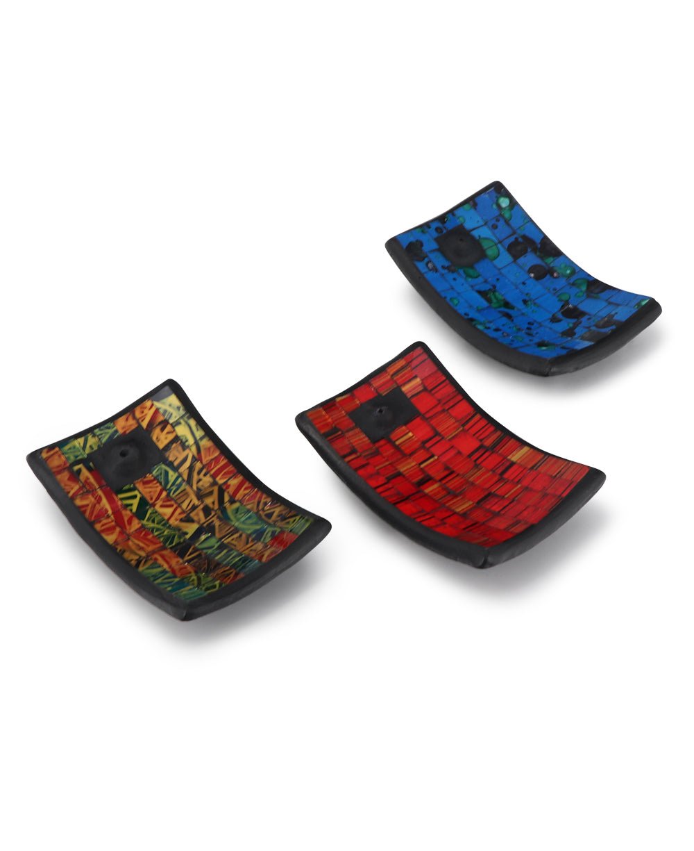 Set of 3 Mosaic Incense Holders、mySite、topwebapps