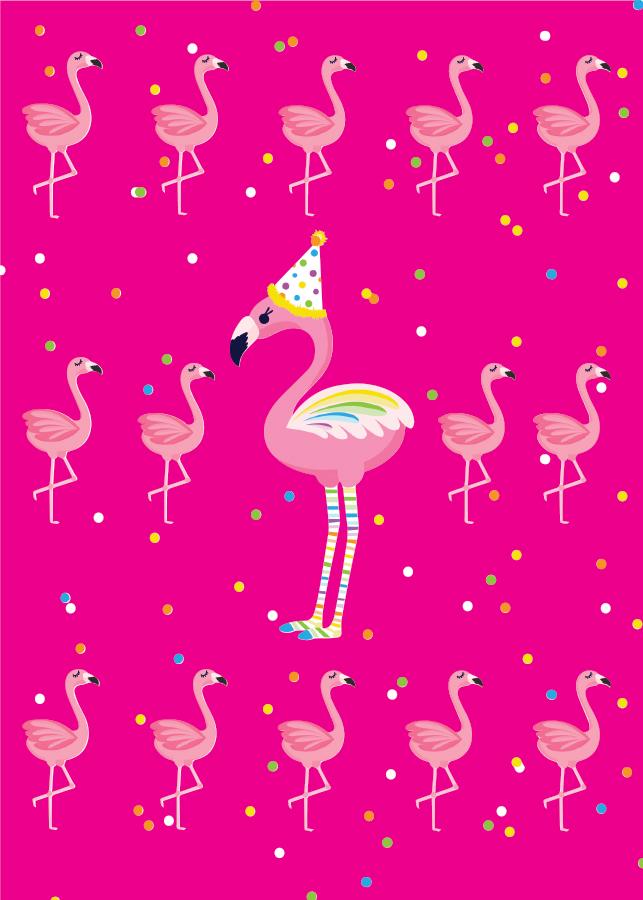  Note Card - One Of A Kind Flamingo、mySite、ghnorth