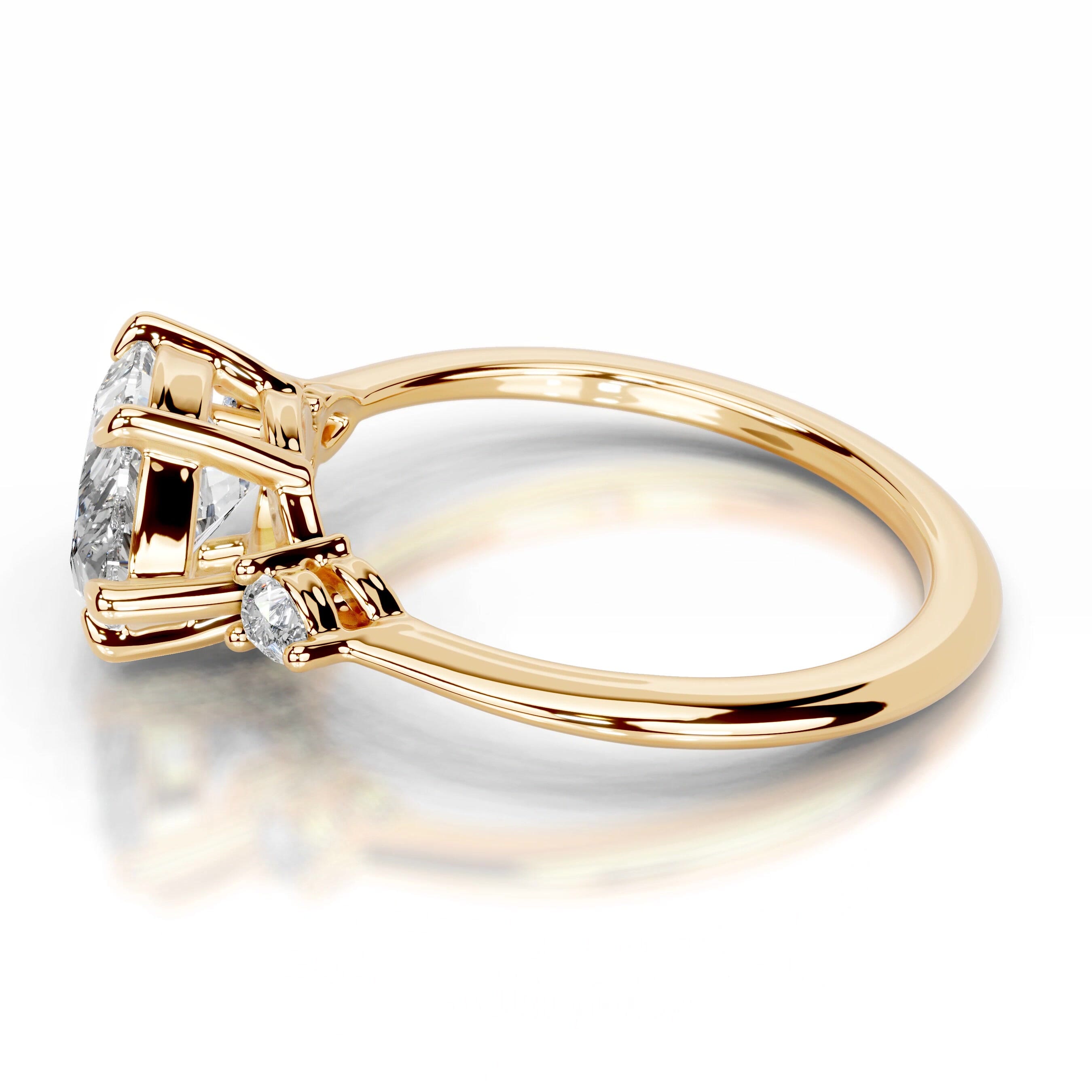 Maura Lab Grown Diamond Ring - 18K Yellow Gold、mySite、hinf8tx79
