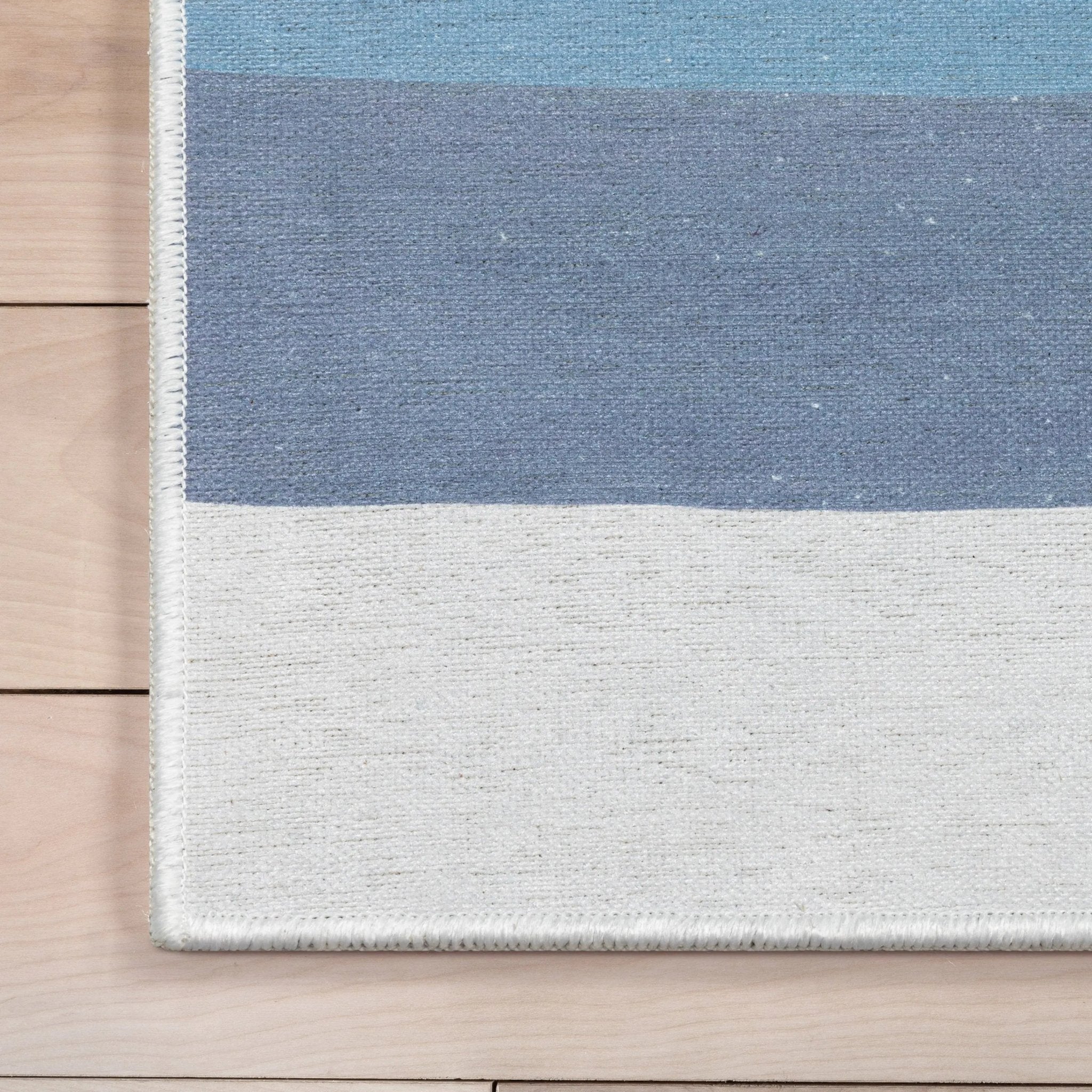 Twilight Rainbow Modern Blue Area Flat-Weave Rug、mySite、gigharbornorthrealestate