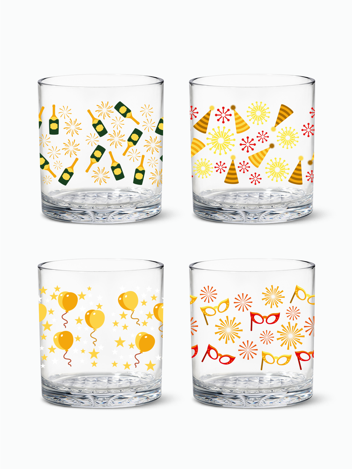 Festive Bliss - RESERVE 12oz Old Fashioned Tritan Copolyester Glass、mySite、camillekostekn