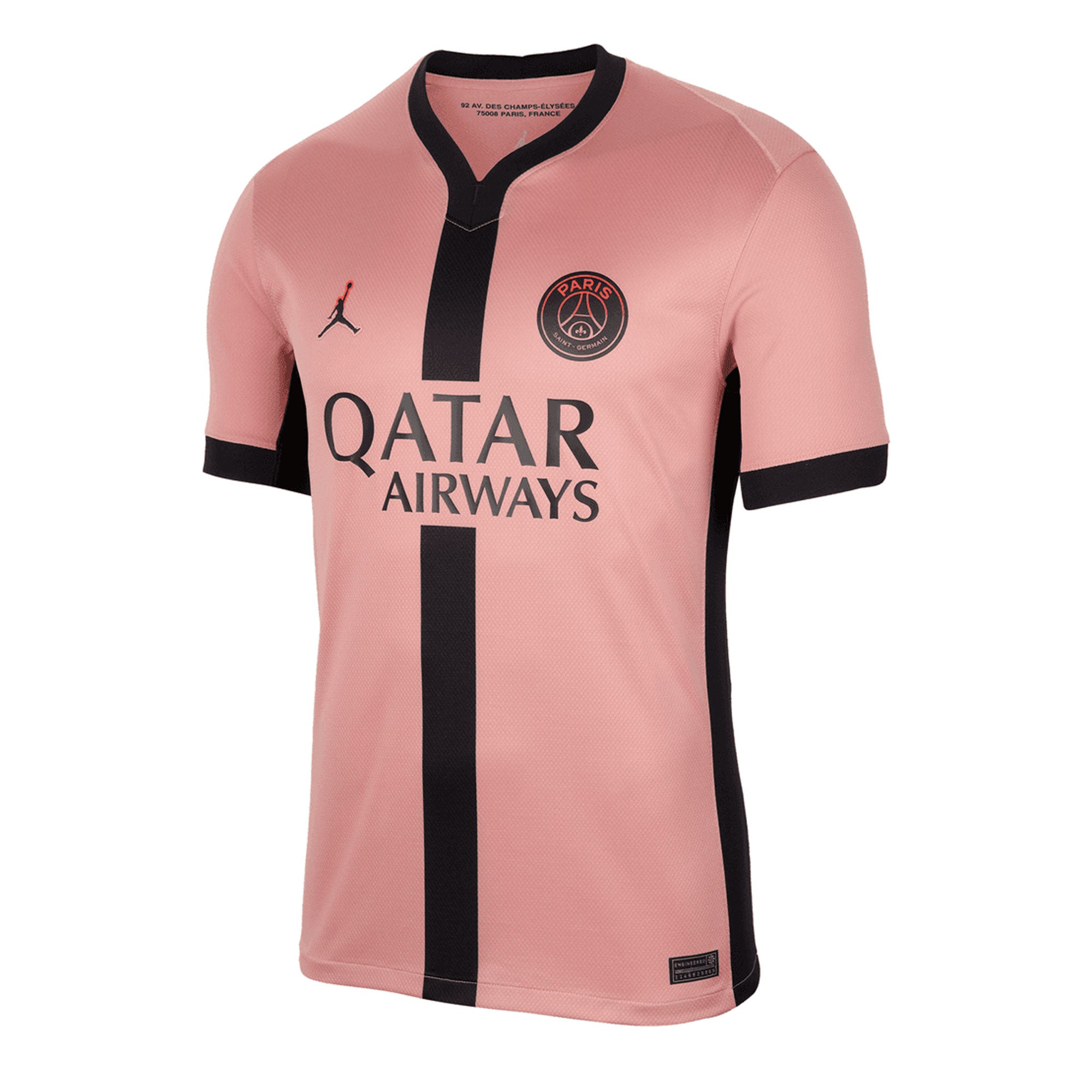 Nike Men's PSG 2024/25 Third Jersey Rust Pink/Black、mySite、bottomscart