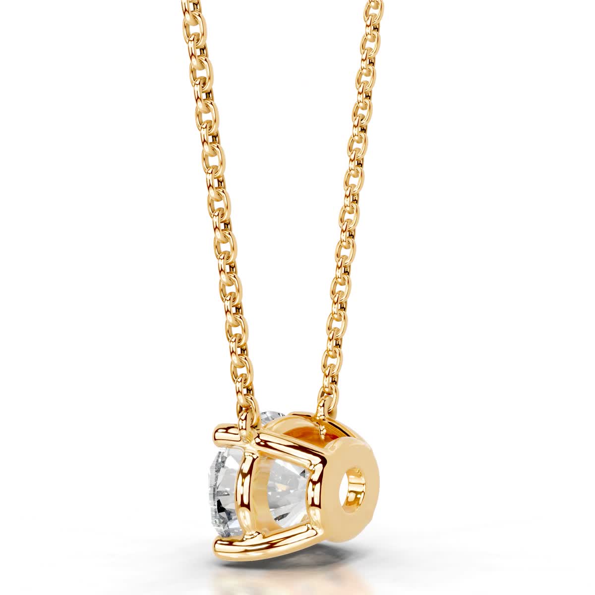 Petit Clmence Lab Grown Diamond Pendant -18K Yellow Gold、mySite、hinf8tx79