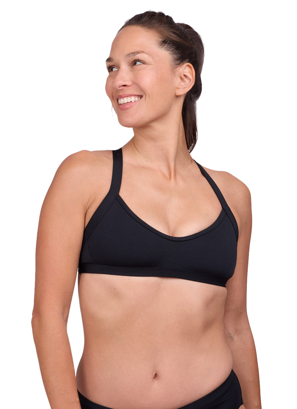 JOLYN Women's Kathleen Solid Bikini Top、mySite、noshort