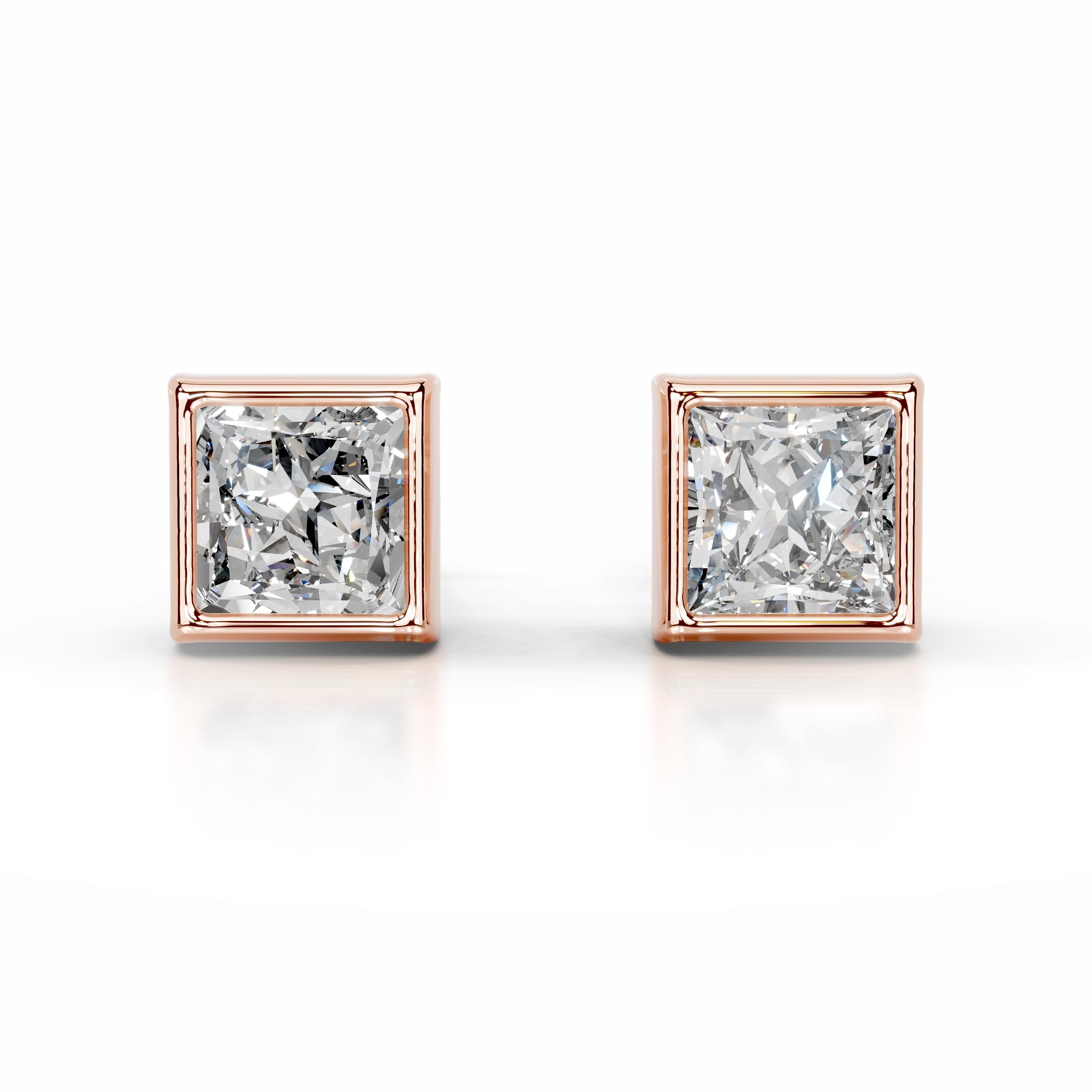 Janice Lab Grown Diamond Earrings - 14K Rose Gold、mySite、hinf8tx79