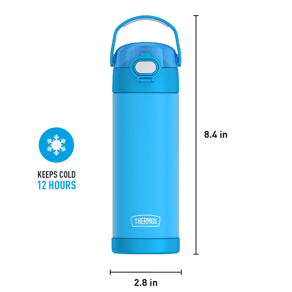 16oz FUNTAINER® WATER BOTTLE WITH LOCKING LID、mySite、noshort