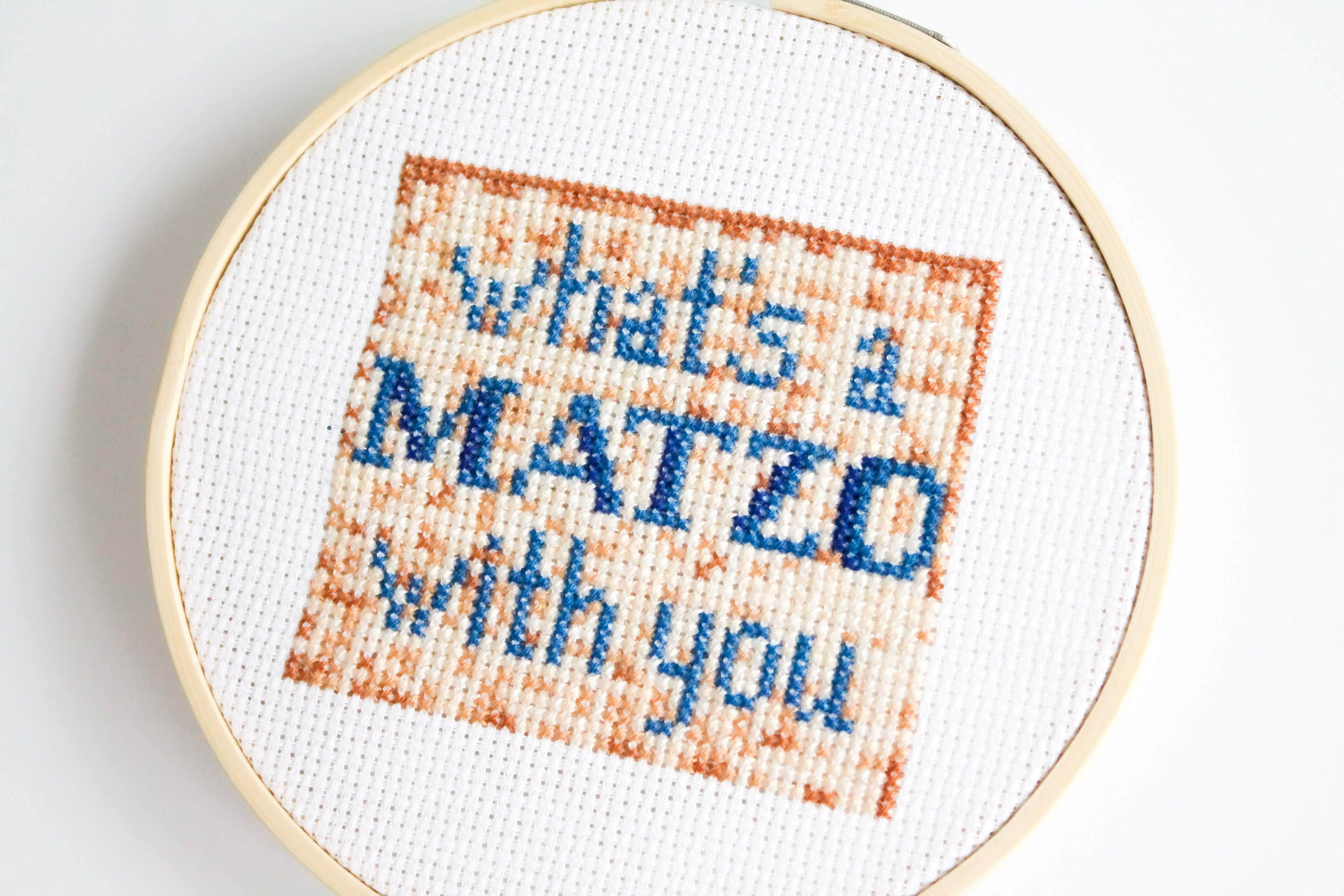 What's a Matzo With You? Cross Stitch Kit、mySite、topwebapps