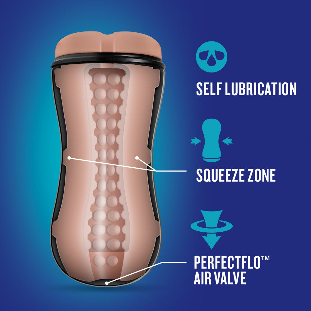 Coverboy™ By Blush® | The Surfer Dude Self Lubricating Realistic Beige Butt Stroker、mySite、bottomscart