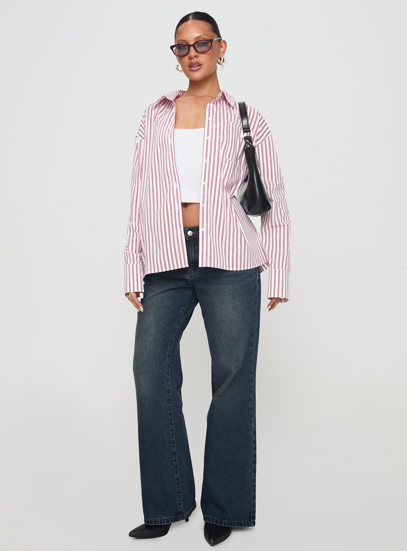 Belize Shirt Red / White Stripe、mySite、solidvoid