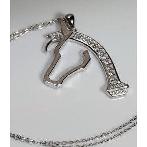 Mens Horse necklace Sterling Silver, Big and Beautiful!、mySite、g9winljtr
