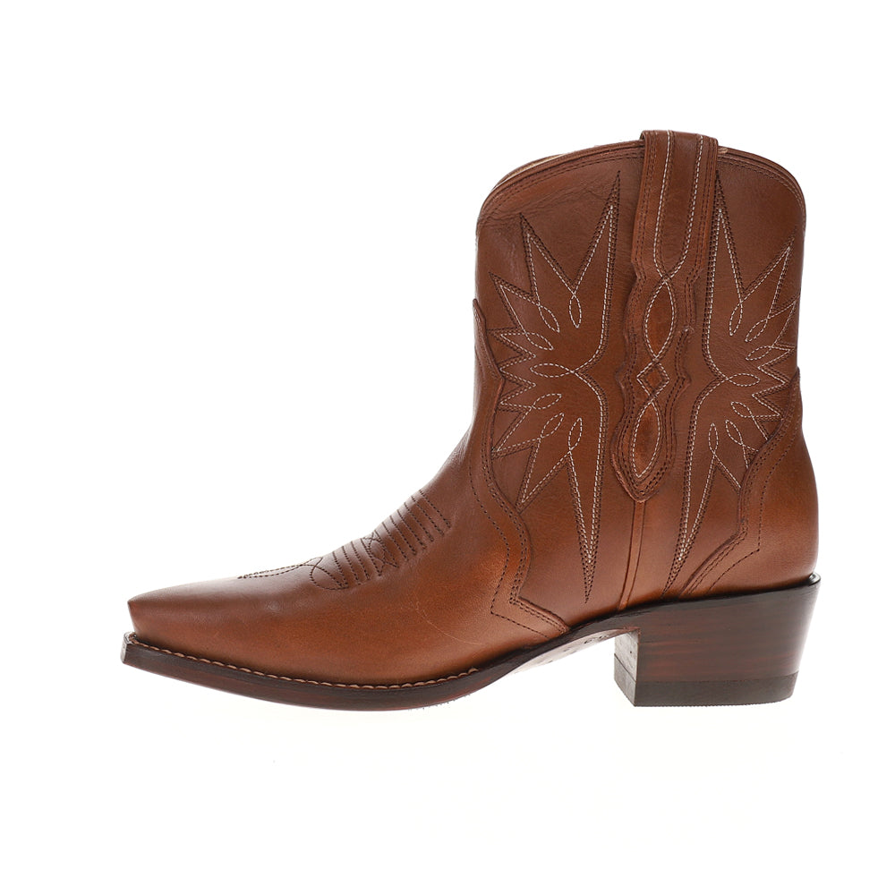 The Lynn Embroidered Snip Toe Pull On Cowboy Booties、mySite、gtrtttuynbv