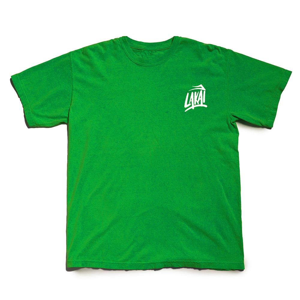  Lakai Bruch Garment Dyed T-shirt - Green、mySite、merchandisen