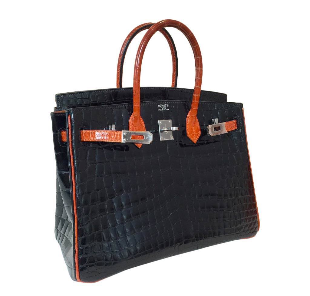 Hermès Bi-Color Birkin Crocodile Bag 25cm、mySite、garminoutage.com