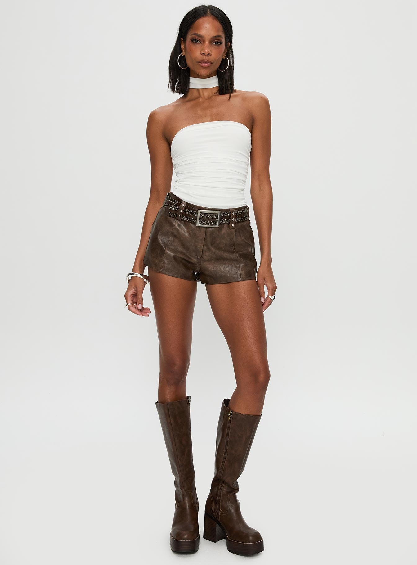 Sorelle Scarf Bodysuit White、mySite、solidvoid