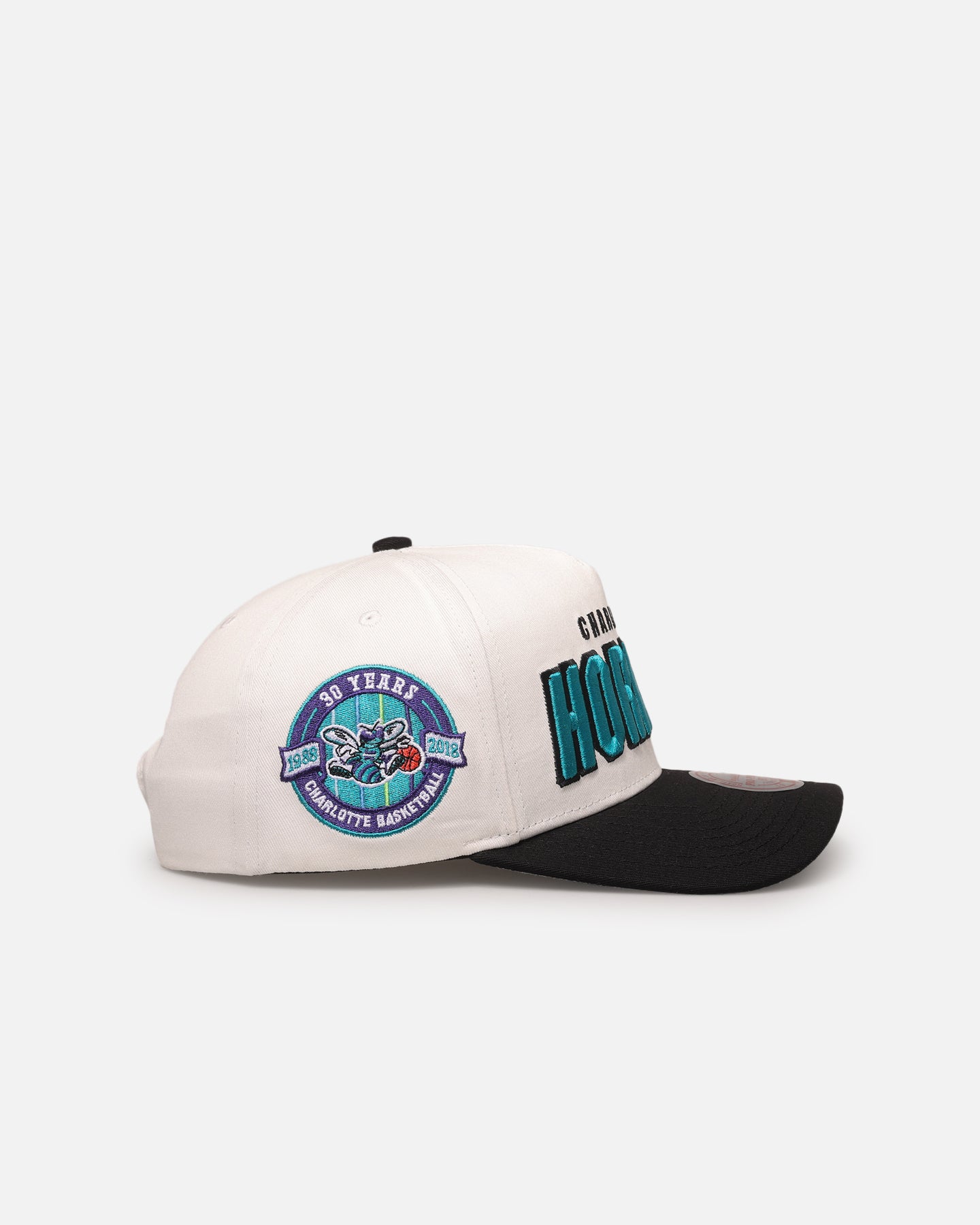 Mitchell & Ness Charlotte Hornets 'Draft Day' Pro Pinch Snapback White/Black、mySite、zt4zffjzw