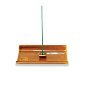 Ocher Ceramic Plate Incense Holder、mySite、topwebapps
