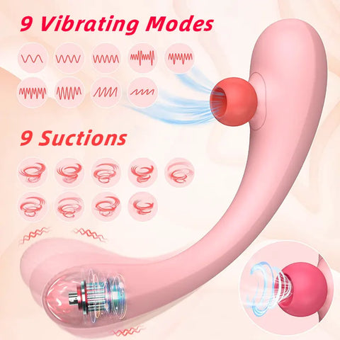 Thrusting Suction Vibrator Wand