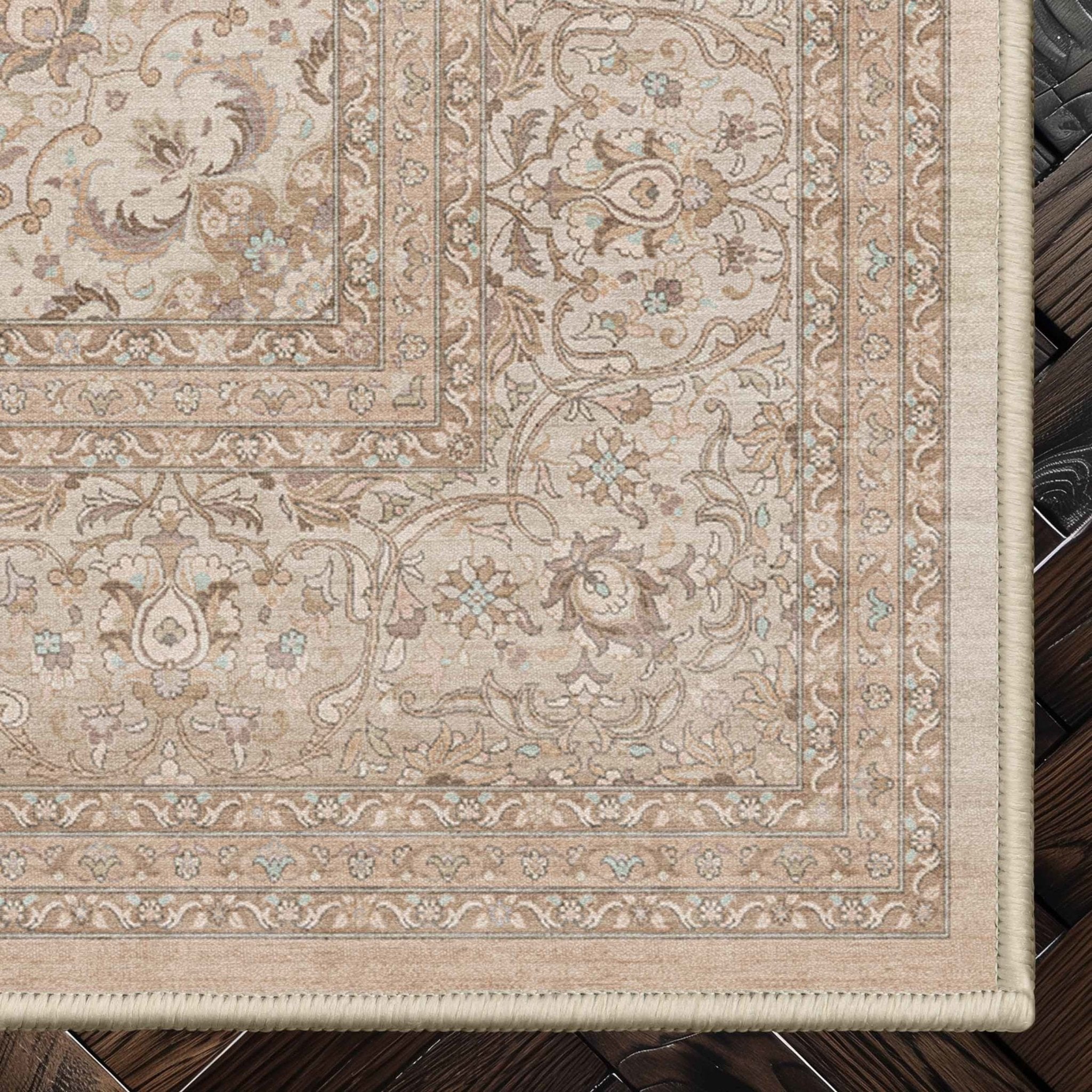 Athens Medallion Floral Rug – High-Density Modern Design、mySite、gigharbornorthrealestate