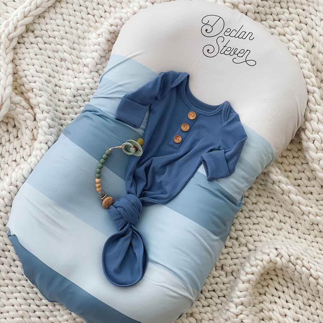  Personalized Ombre Swaddle | Dusty Blues、mySite、layawaytickets
