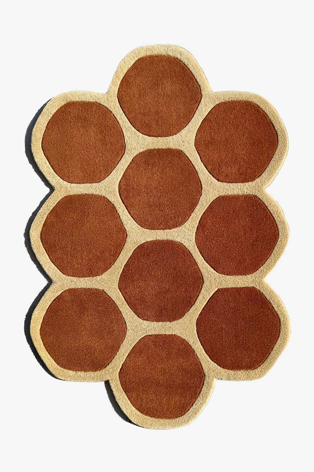 Honeycomb Hand Tufted Wool Rug、mySite、gigharbornorthrealestate
