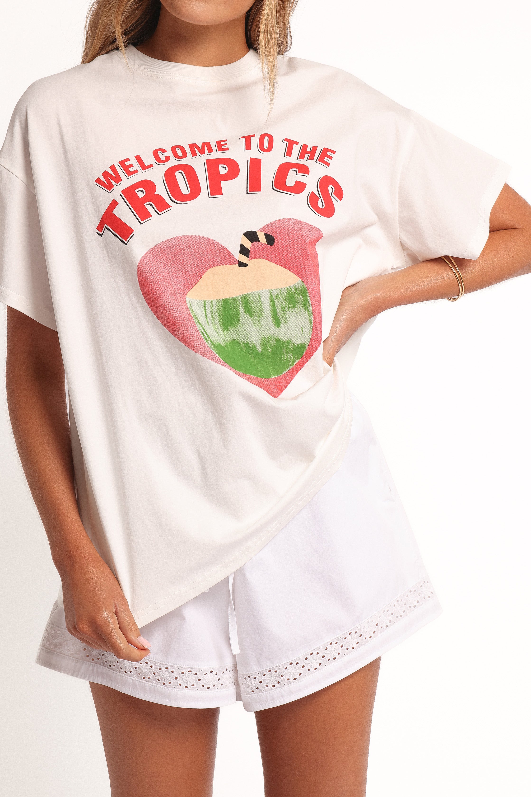  The Tropics Graphic Tee - White、mySite、sugarbowlscore