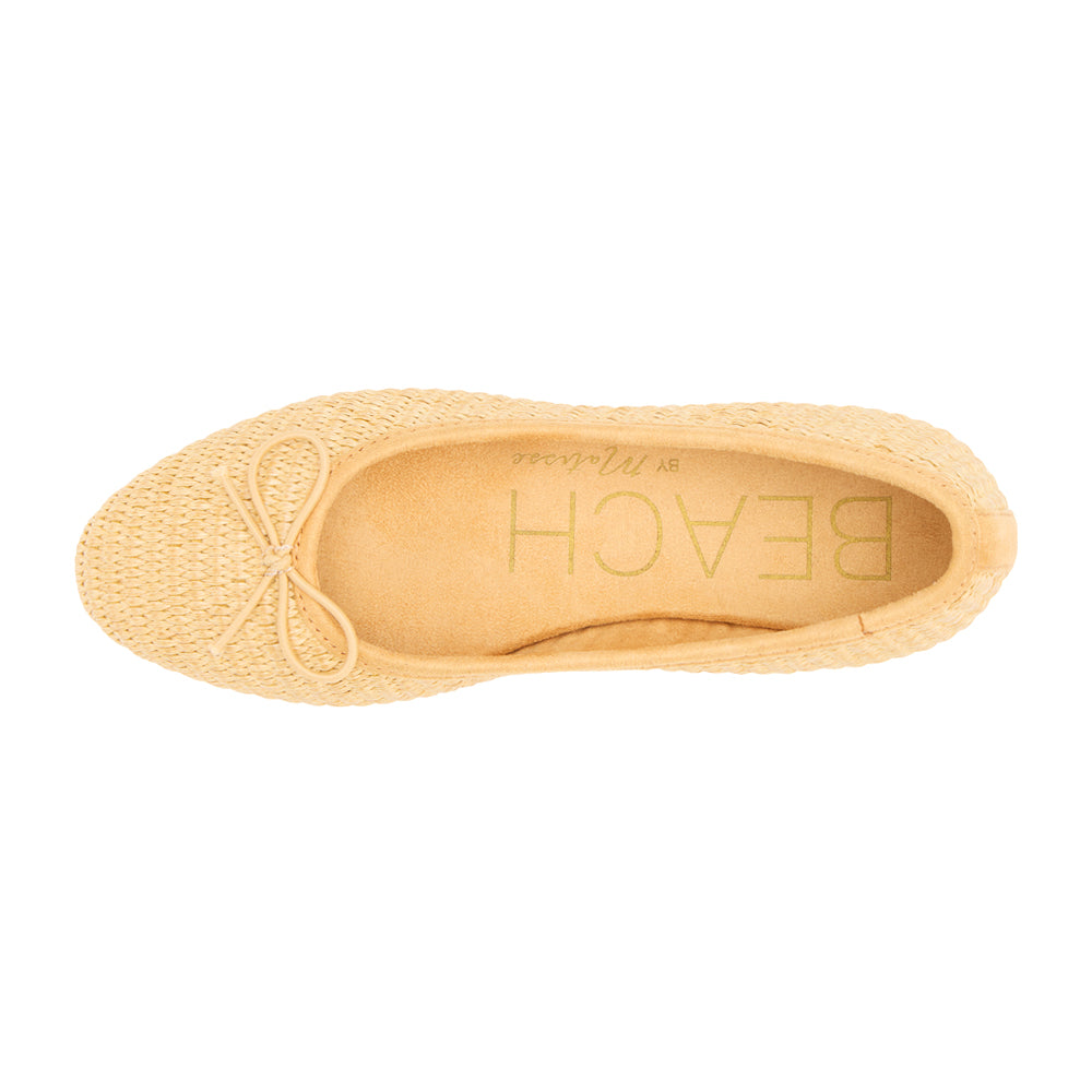 Donna Raffia Ballet Flats、mySite、gtrtttuynbv
