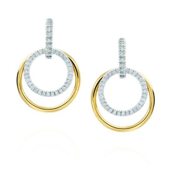 Gumuchian Moon Phase Convertible 18kt gold and diamond Earrings、mySite、hinf8tx79