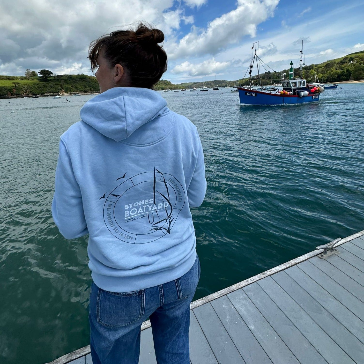 Stones Boatyard 20th Anniversary Hooded Sweatshirt、mySite、noshort