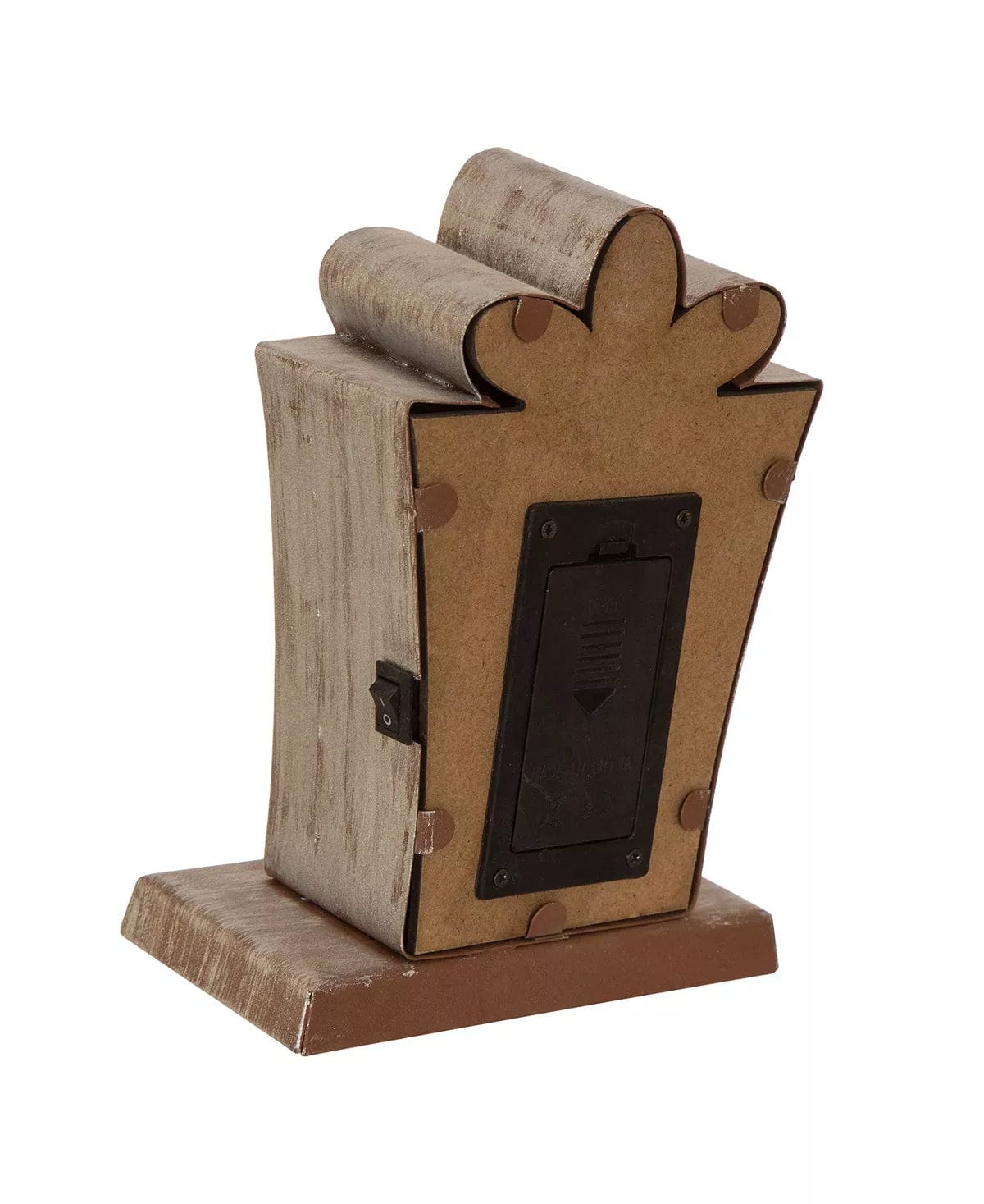 LED Wooden Giftbox Stocking Holder Christmas Collection 7.50 H Marquee Imported、mySite、g9winljtr