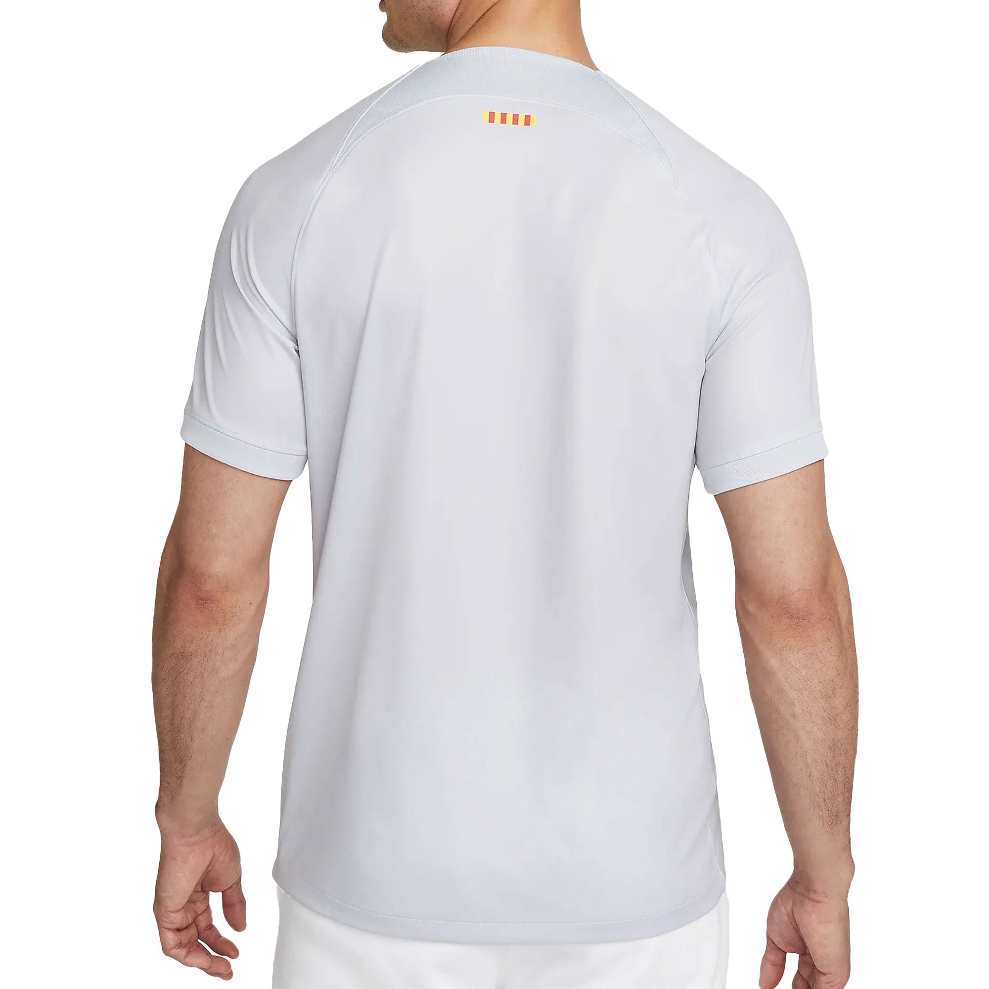 Nike Men's FC Barcelona Third Jersey 2022/23 Sky Grey/Black、mySite、noshort