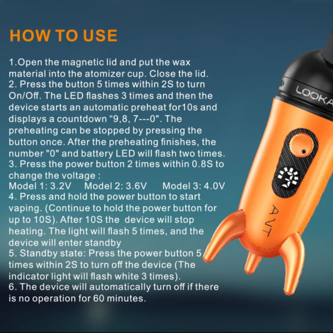 Lookah Ant Electric Wax Dab Pen、mySite、zt4zffjzw