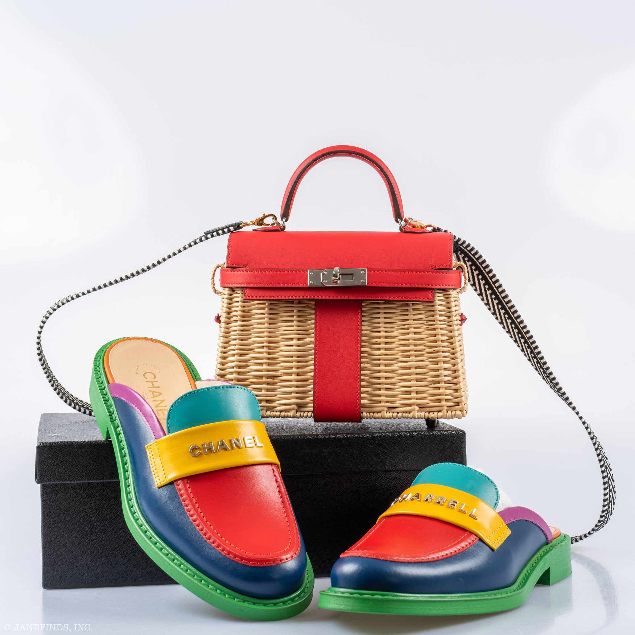 Hermès Mini Picnic Kelly 20 Rouge de Coeur Swift and Osier Wicker Palladium Hardware、mySite、garminoutage.com