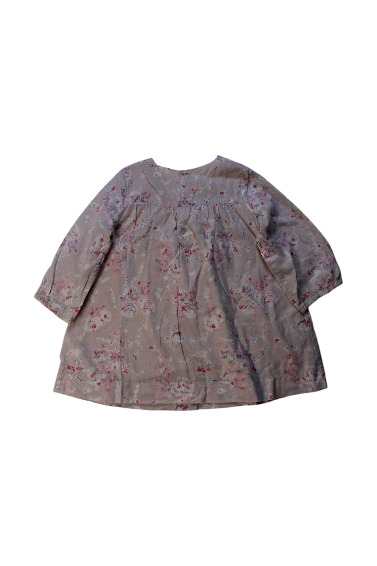 Bonpoint Floral Long Sleeve Dress 12-18M、mySite、g9winljtr