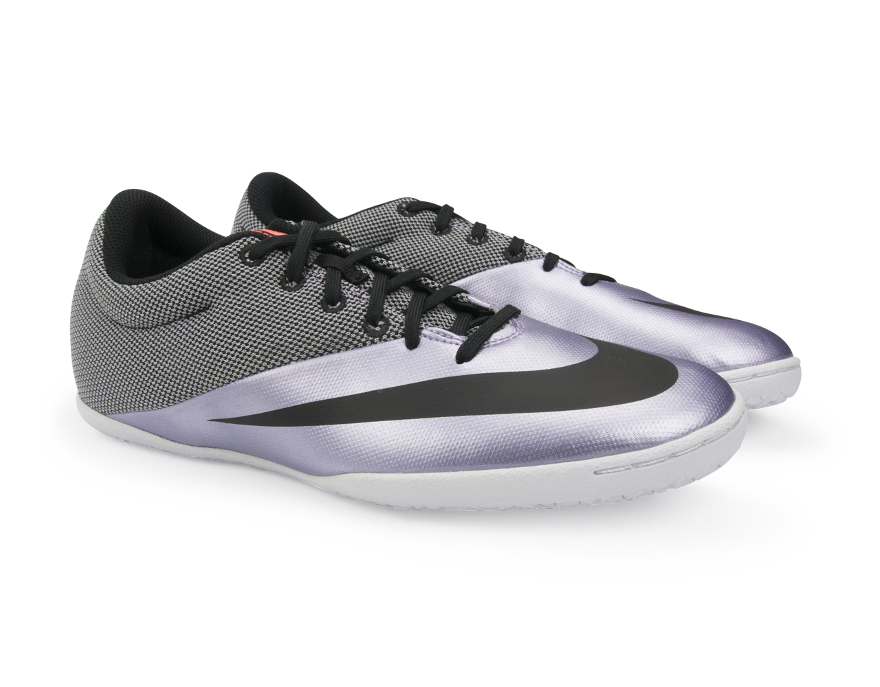 Nike Men's MercurialX Pro Indoor Soccer Shoes Urban Lilac/Black/Bright Mango Lilas Urban、mySite、noshort