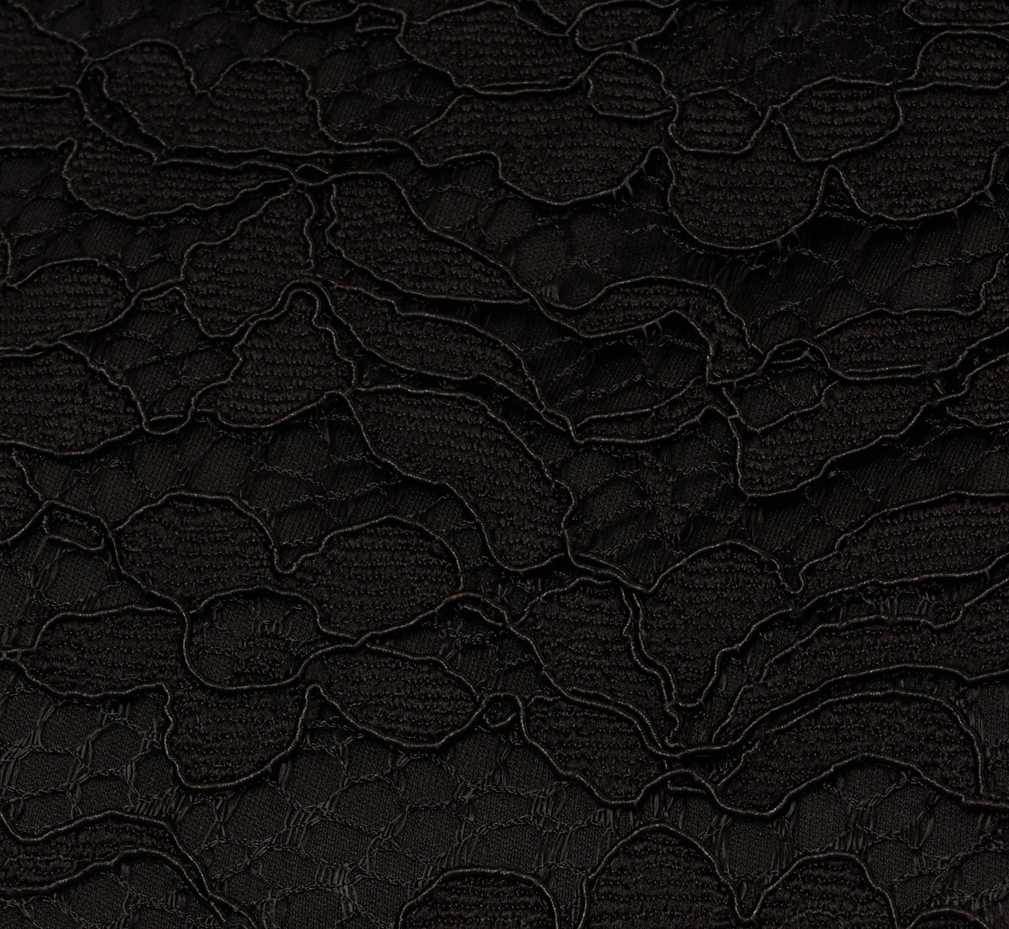 Roll Neck Lace Dress With Sheer Elbow Sleeves In Black、mySite、solidvoid