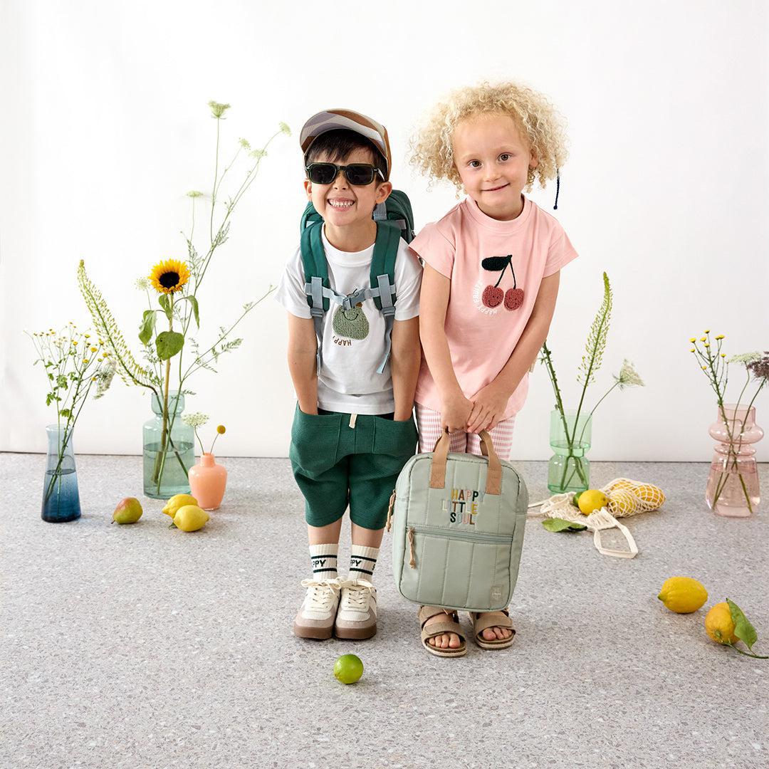  Lassig Mini Square Backpack - Light Khaki - Little Gang、mySite、merchandisen