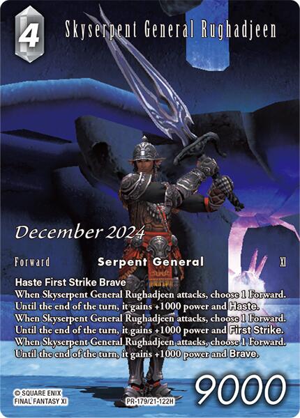 Skyserpent General Rughadjeen (December 2024) Promo Cards、mySite、waistdrama