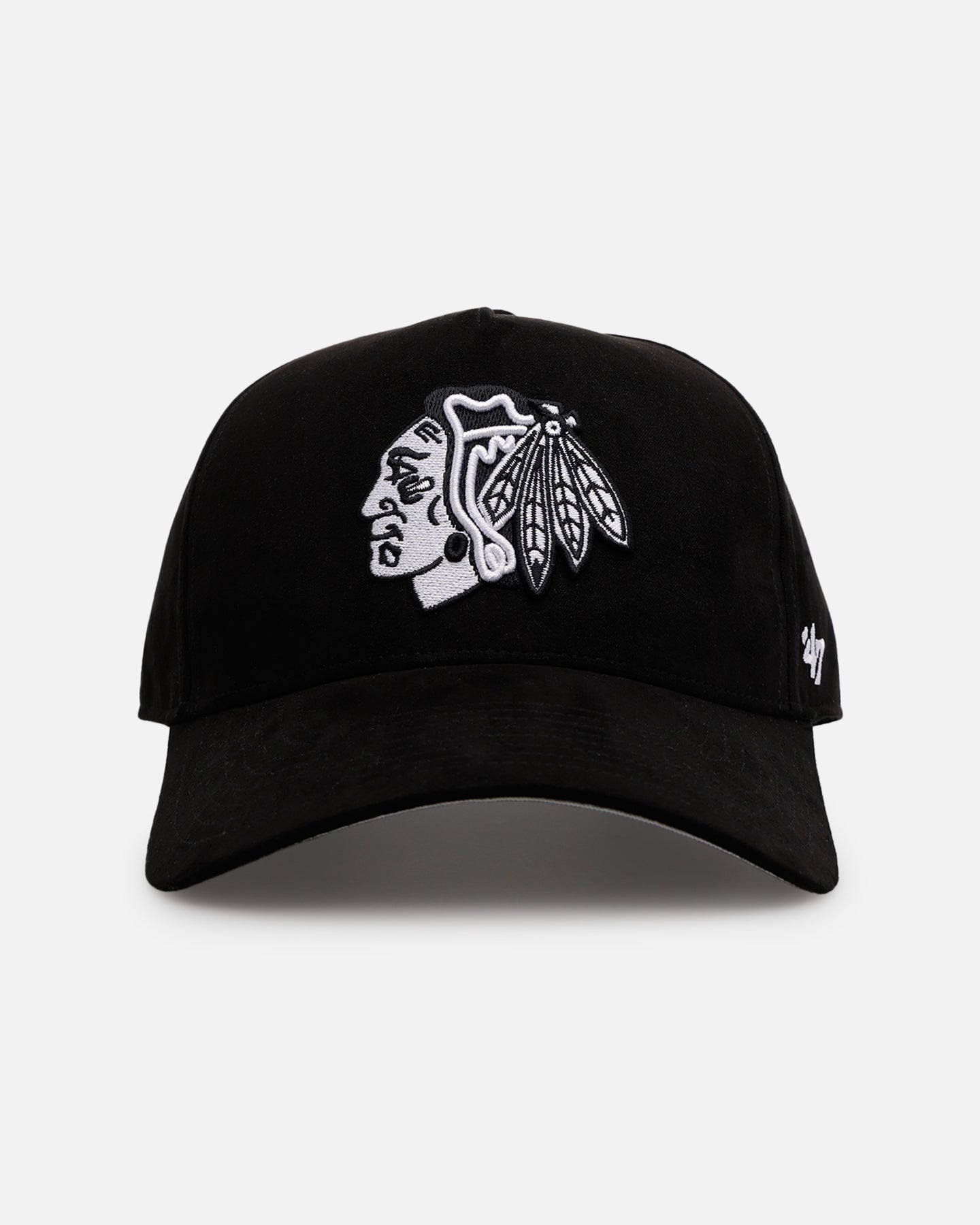 47 Brand Chicago Blackhawks 'Ultrasuede' 47 MVP Strapback Black/White、mySite、zt4zffjzw