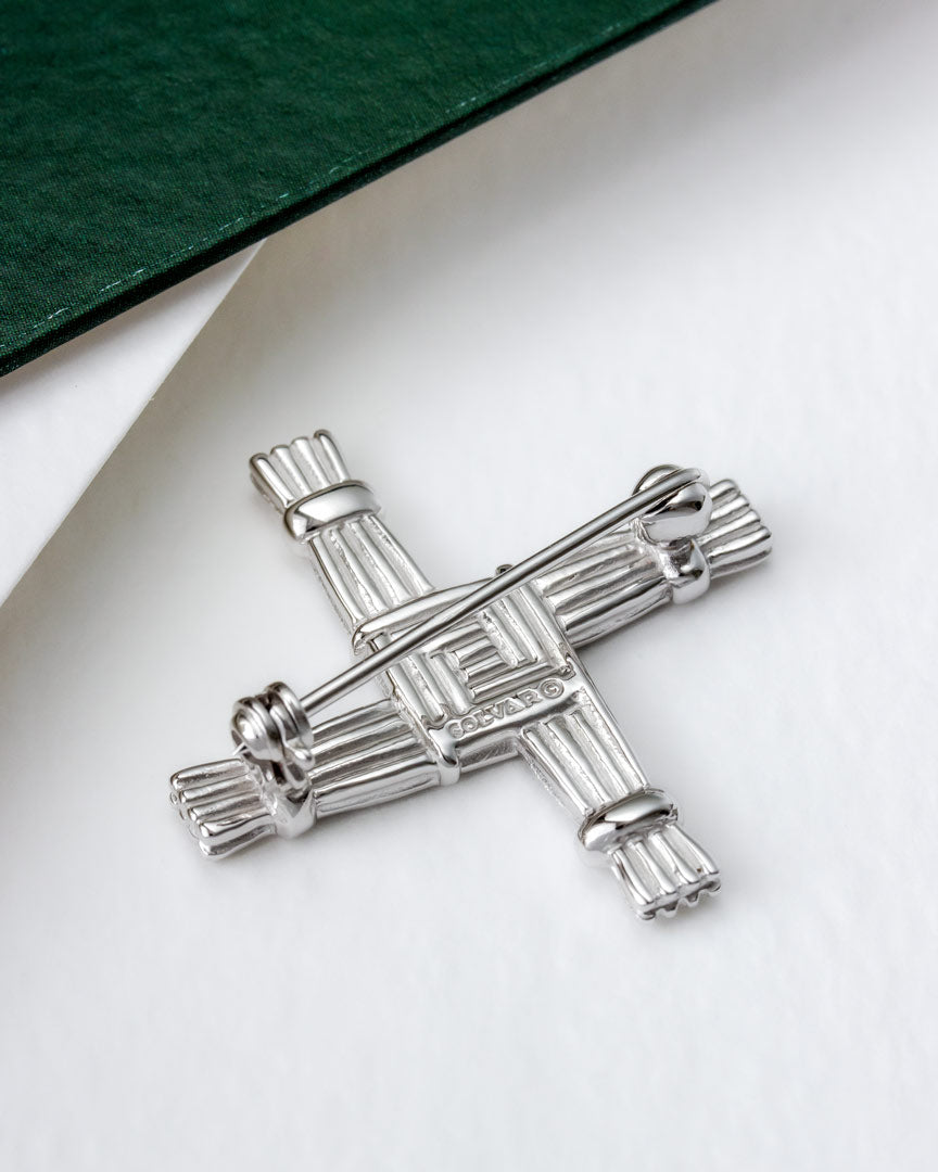  Connemara Marble St Brigids Cross Brooch