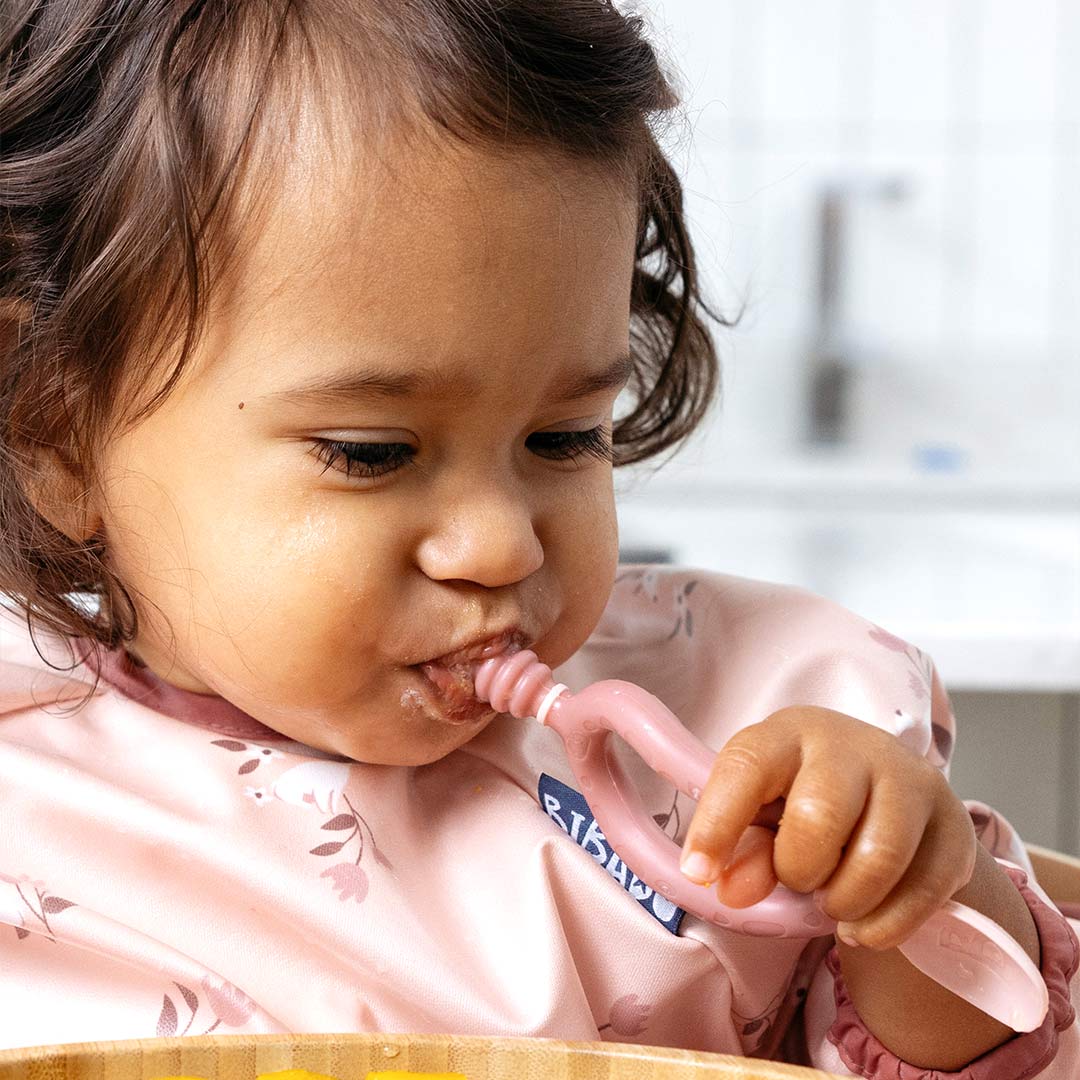  Bibado Dippit Multi-Stage Weaning Spoon + Dipper - Blush、mySite、merchandisen