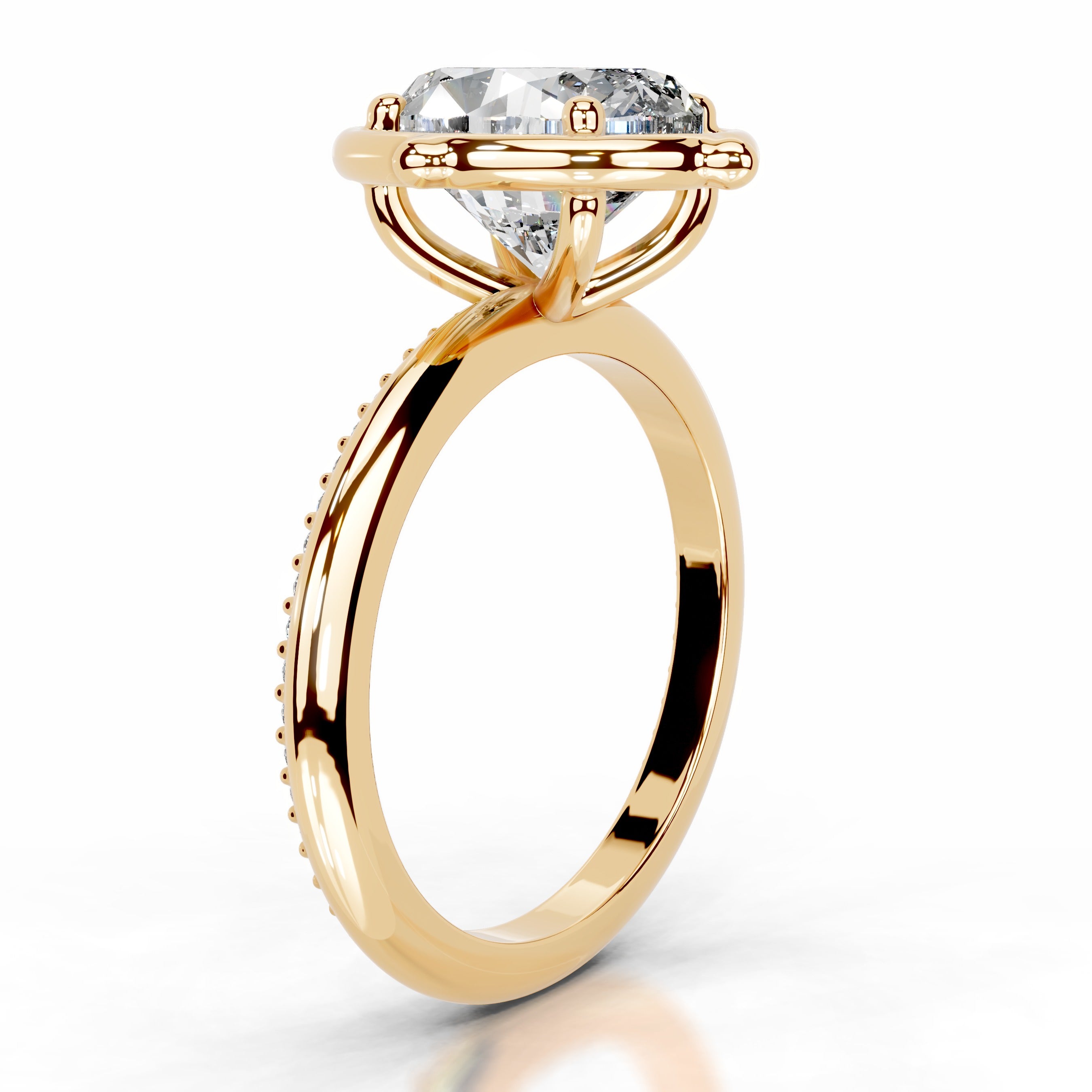Rosewood Romance Lab Grown Diamond Ring - 18K Yellow Gold、mySite、hinf8tx79