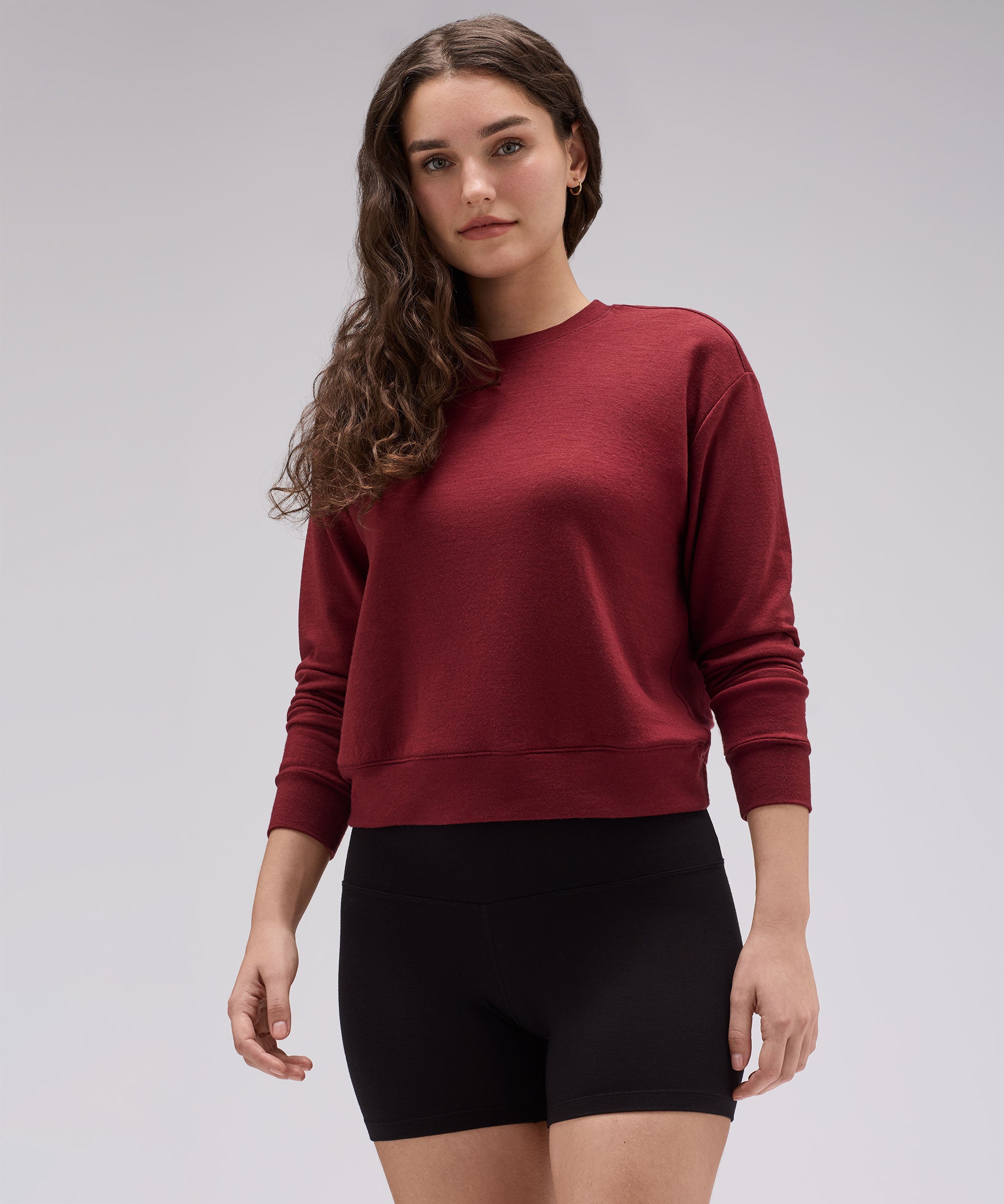 Women's Merino Boxy Sweatshirt、mySite、noshort