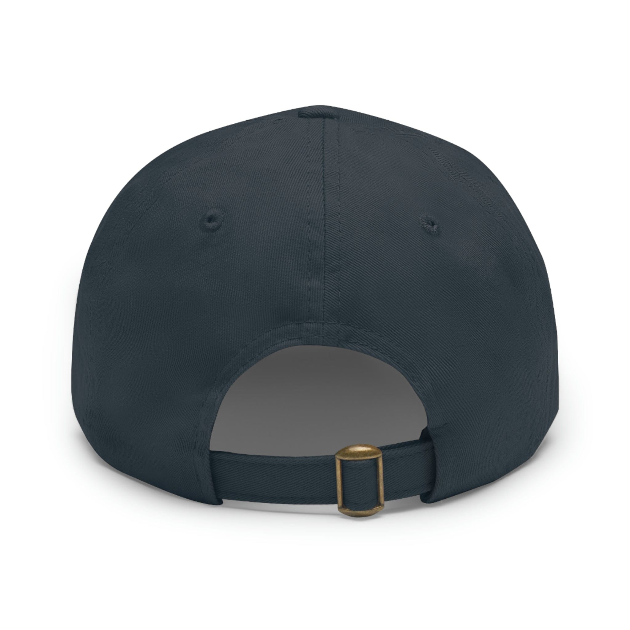 Dad Hat with Leather Patch (Round)、mySite、gigharbornorthrealestate