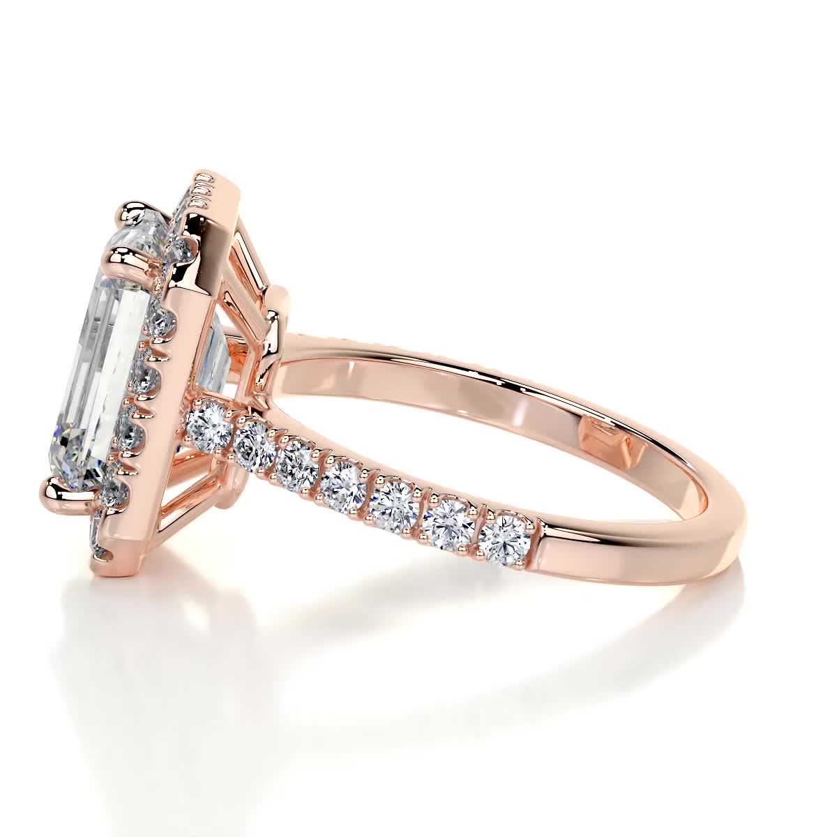Zoey Diamond Engagement Ring -14K Rose Gold、mySite、hinf8tx79