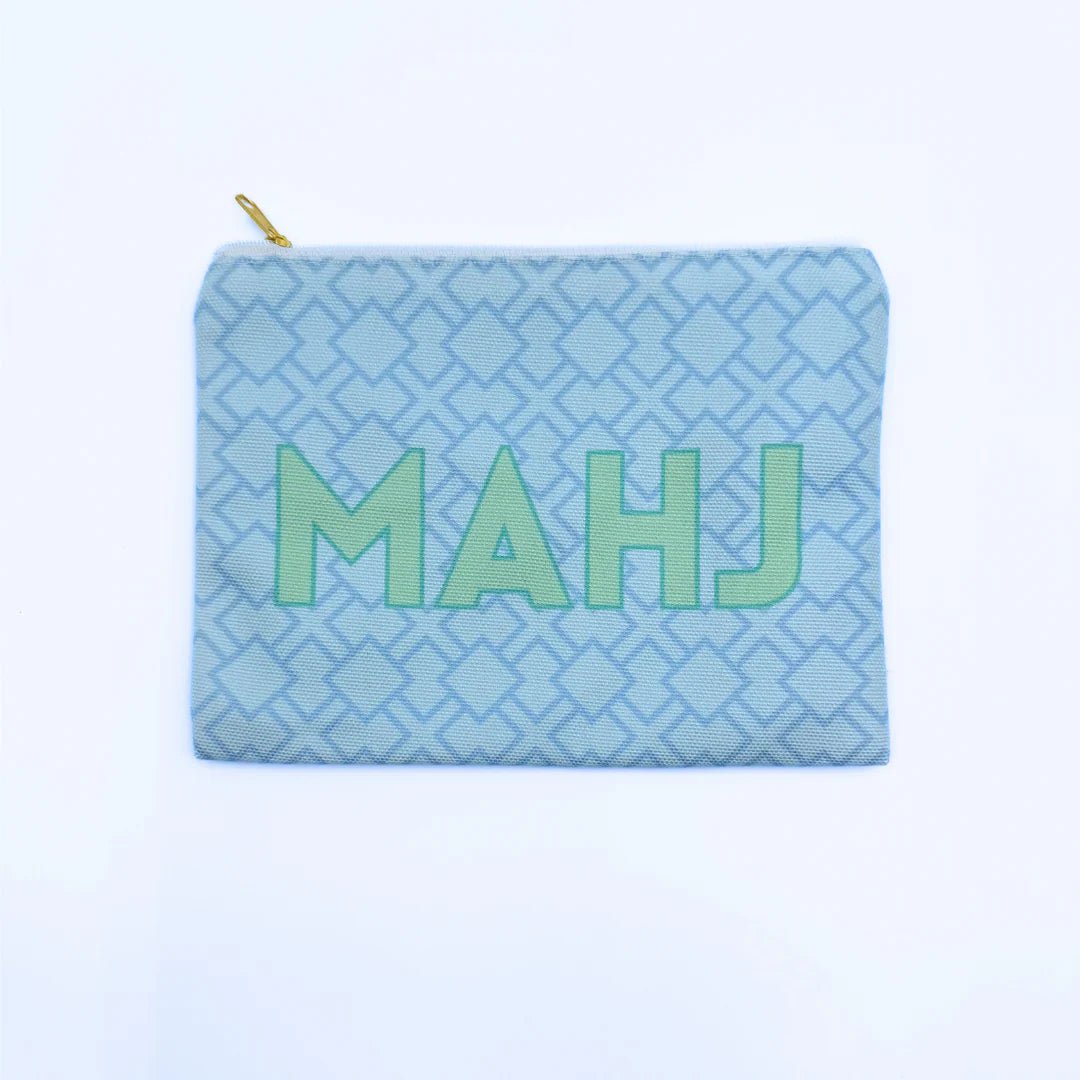  Green & Light Blue Mahjong Card & Accessory Bag、mySite、elrpsem3k