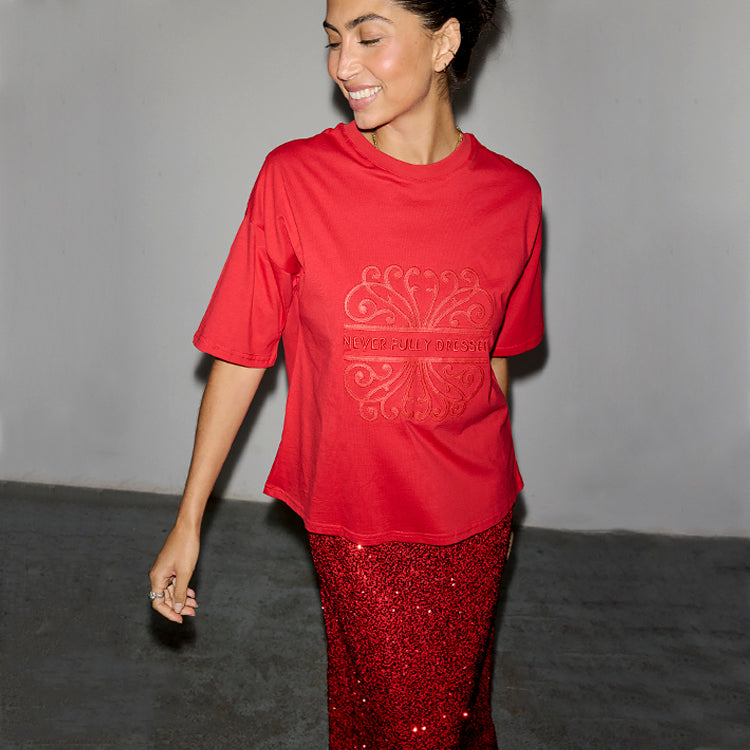 Red NFD T-shirt、mySite、solidvoid