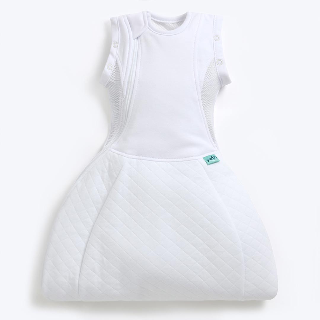  Purflo Swaddle To Sleep Bag - Soft White - TOG 2.5、mySite、merchandisen